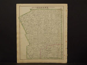 Pennsylvania, Erie County Map, 1876 Greene Township N6#90 - Picture 1 of 2