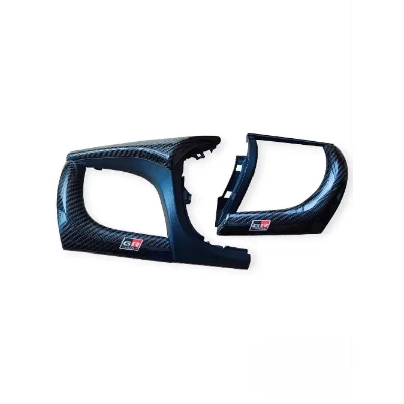 AIR VENT FRAME COVER CARBON KEV-LAR GR FIT TOYOTA HILUX REVO 2015-24 FOR LHD - Image 1 of 1