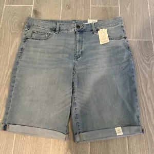 St. John’s Bay Short Damen 18 Mid Rise Bermuda LT Arctic Blue - Bild 1 von 15