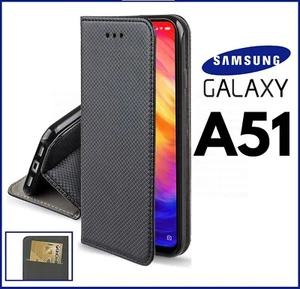 CUSTODIA A PORTAFOGLIO LIBRO per SAMSUNG GALAXY A51 COVER FLIP MAGNETICA PELLE - Zdjęcie 1 z 5