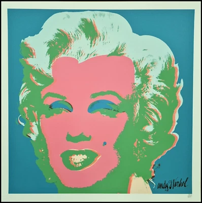 ANDY WARHOL * Marilyn Monroe * lithograph*50x50 cm*limited # 263/500 CMOA signed - Bild 1 von 4