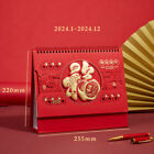 2024 Chinese Dragon Year Simple Desk Calendar Mini Desktop Paper Calendar