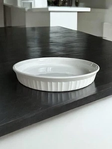 Corning Ware Classic French White 10” Round Quiche Dish F-3-B • Classic • - Picture 1 of 10