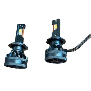 LED Kit fits BMW E60 E90 E87 F20 F30 F10 H7 100w CANBUS LED Kit 6500k White LEDs - Picture 1 of 7