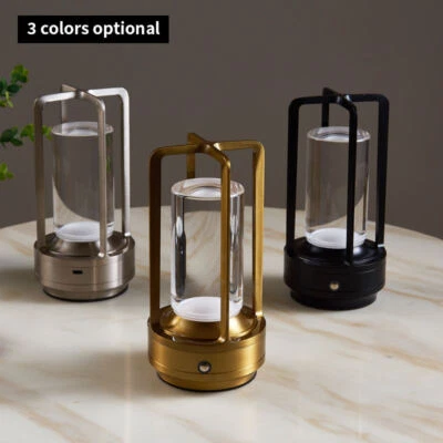 Cordless Desk Lamp Rechargeable 3 Colour Temperatures For Restaurant Bedroom Bar - Image 1 of 4