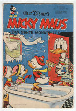 Micky Maus 1952 Nr. 1 altes Original Heft in mäßigen Zustand !