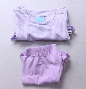 Classic Whimsy Girl's Milly Stripe Ruffle Short Set CG2 Lavender Size 7 NWT - Picture 1 of 7
