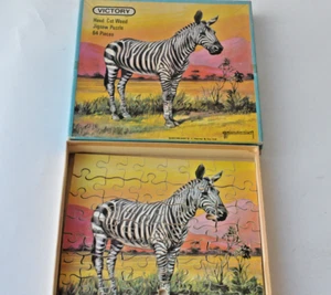 Victory ~ Zebra ~ Holzpuzzle ~ Wildtierserie ~ 64 Teile ~ LESEN - Bild 1 von 9
