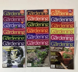 Lot 15 Fine Gardening Magazines 2009-2011 Periodicals DIY Gardens EUC - Bild 1 von 5