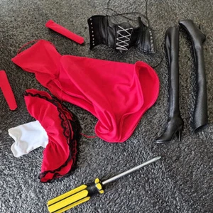 1/6 Little Red Riding Hood clothes set female 12" PH TBL Female Figure Body - Picture 1 of 1