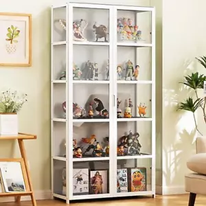 5-Tier Curio Display Cabinet with Acrylic Doors for Collectibles and Toys - Picture 1 of 12