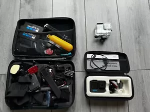 GoPro HERO10 Black Action Camera with Huge Accessories Bundle + Waterproof case - Picture 1 of 7