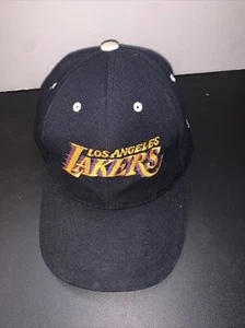 Vintage Sports Specialties Los Angeles Lakers Motion Script Druckknopflasche Mütze Kappe - Bild 1 von 2