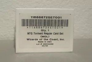 Torment MTGO MOL Complete Set Factory Sealed 2002 1st Redemption Sets Very Rare - Picture 1 of 1