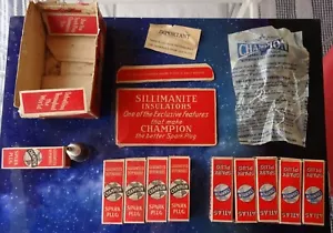 ‘NOS’ Champion 0 Com-L Spark Plugs .. take-apart design Made in USA Box of 10 - Picture 1 of 16