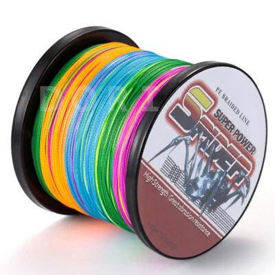 Spider 500M/546yds All Colors 6LB-100LB Power Dynema Braided Fishing Line Pro - Image 1 of 4