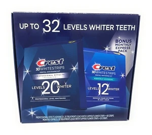 Crest 3D Whitestrips 20 Professional Treatments with 10 Bonus Brightening Treatm - Picture 1 of 18