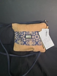 Montado Brown Cork Crossbody Vegan Bag Natural Women Shoulder Handbag Purse NWT - Picture 1 of 8