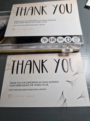 Russian Volume Eyelash Extensions 7D 0.05 13mm 1000pc ❤️ — 第 1/2 张图片