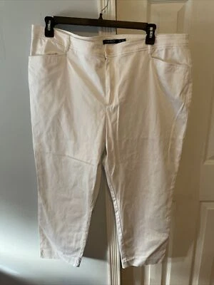 Ralph Lauren White Pants Capris Size 20W - Image 1 of 4
