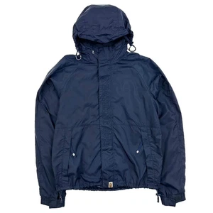 A Bathing Ape Blue Windbreaker Jacket Unisex M Polyester Zip Closure - Picture 1 of 8