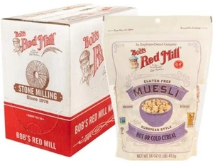 Gluten Free Non GMO Muesli Cereal 16 Oz Pack of 4 Bob's Red Mill Fruit Nut Grain - Picture 1 of 10
