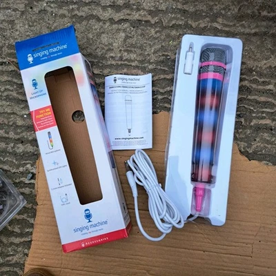 Singing Machine Light Up Microphone - Image 1 of 3