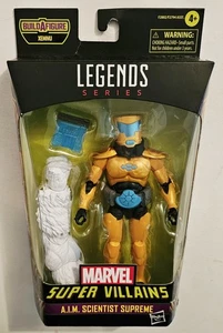 MARVEL LEGENDS SERIE SUPER VILLAINS A.I.M. SCIENZIATO SUPREMO FIGURA BAF XEMNU - Foto 1 di 9