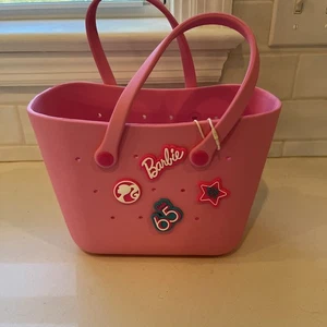 Miniso Mattel Barbie 65 Daylight Shine Series Pink Lunch Bag With Tag - Picture 1 of 9