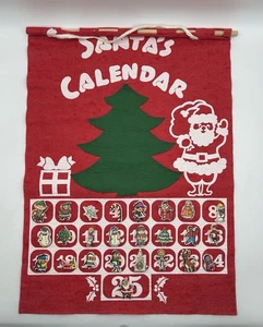 Calendario de Navidad Larry Warren Fieltro Adviento 25 Adornos Completo Sin Caja De Colección - Imagen 1 de 24