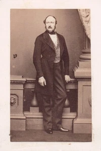 Prince Albert of Saxe-Coburg and Gotha- ORIGINAL ROYALTY CARTE De VISTE CDV - Picture 1 of 2