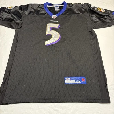 Camiseta de fútbol Joe Flacco Baltimore Ravens Reebok #5 para hombre 48 Foto 1 de 4