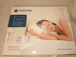 NEU Motorola VM482ANXL kabelloses Video-Babyphone (2,8") mit Kamera & Stimmungslicht - Bild 1 von 7