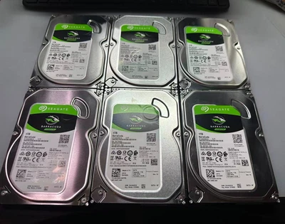 6x Seagate ST1000DM010 1TB 3.5" SATA III  HDD – Tested, Good SMART, Low Hours - Image 1 of 4