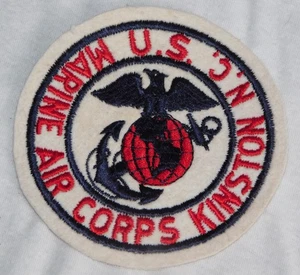 WW II US MARINE AIR CORPS Patch AIR STATION Kinston NC USMC - Picture 1 of 10