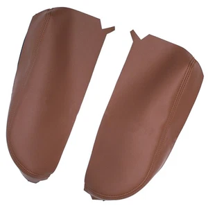 For Acura MDX 2007-13 New Brown Leather Center Console Lid Armrest Cover Skin - Picture 1 of 11