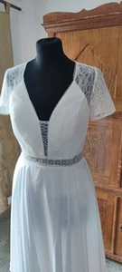 Standesamtkleid Brautkleid Gr. 42 Neu von Isabel De Mestre Ivory - Bild 1 von 6