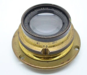 Goerz Doble Anastigmat Tipo B Serie Ic No. Lente de latón antigua de colección 1 6" f2,5 - Imagen 1 de 24