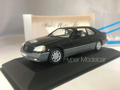 MINICHAMPS 1/43 MERCEDES 600 SEC (C140) 1992 BLACK ART. 32600 - Immagine 1 di 3