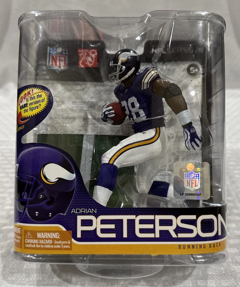 Minnesota Vikings RB Adrian Peterson McFarlane Toys NFL Football Series 26