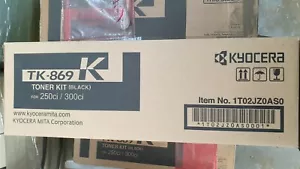 Genuine Kyocera Toner Cartridge TK-869K BLACK BRAND NEW - Picture 1 of 2