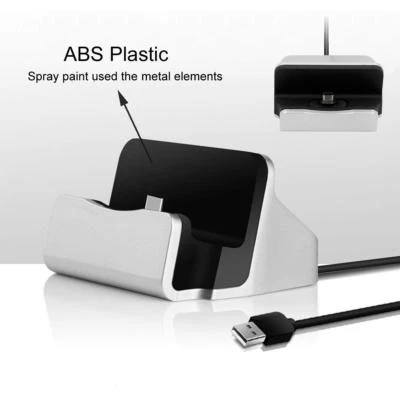 USB-C Type-C Charging Dock Desktop Charger Stand For Android Phone iPhone 15 16 - Image 1 of 4