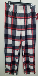 Wondershop Men's Microfleece Sleep pajama pants White/Black/Red - Picture 1 of 4