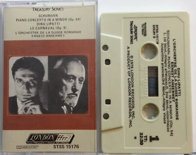 Piano Concerto In A Minor, Op. 54; Le Carnaval, Op. 9  Ballet (Cassette Tape) VG - Image 1 of 2