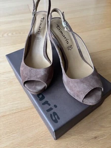 Peeptoe von Tamaris - sandfarben - Größe 37 - neuwertig! - Bild 1 von 5