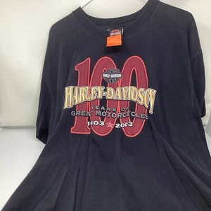 harley davidson t shirt 1903-2003 XL 100 Year - Picture 1 of 2