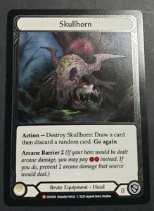 Skullhorn *Cold Foil* 1st Edition - Flesh and Blood - Crucible of war - NM/LP - Picture 1 of 4