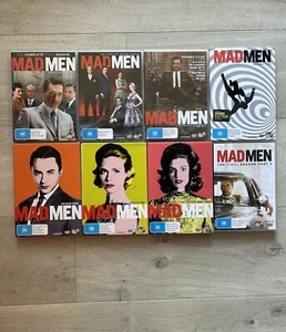 Mad Men DVD Complete Series 1 2 3 4 5 6 7 Region 4 Drama TV Series Region 4 VGC - Picture 1 of 10