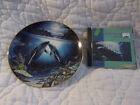 WHALES OF THE PACIFIC CD + DANBURY MINT PLATE UNDERWATER PARADISE MOONLIT MOMENT