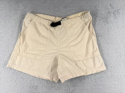 Pantalones Cortos Patagonia Mujer Pequeños Beige Marfil Cinturón Cintura Elástica Correr Gimnasio Correr Foto 1 de 4